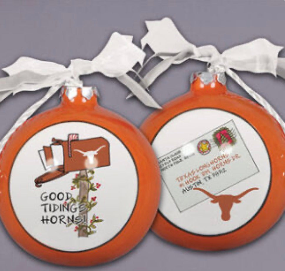 Magnolia Lane "Good Tidings" Ornament- University of Texas