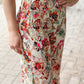 Elan Elastic Waist Pant-Floral