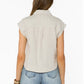 Velvet Heart "Jordan" Sleeveless Boxy Top-Rye