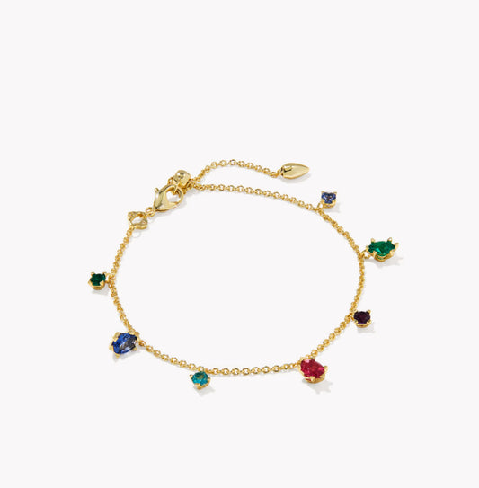 Kendra Scott Cailin Delicate Bracelet-Gold Multi Mix