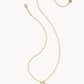 Kendra Scott Mini Elisa Dira Necklace-Gold/Light Pink Lab Opal