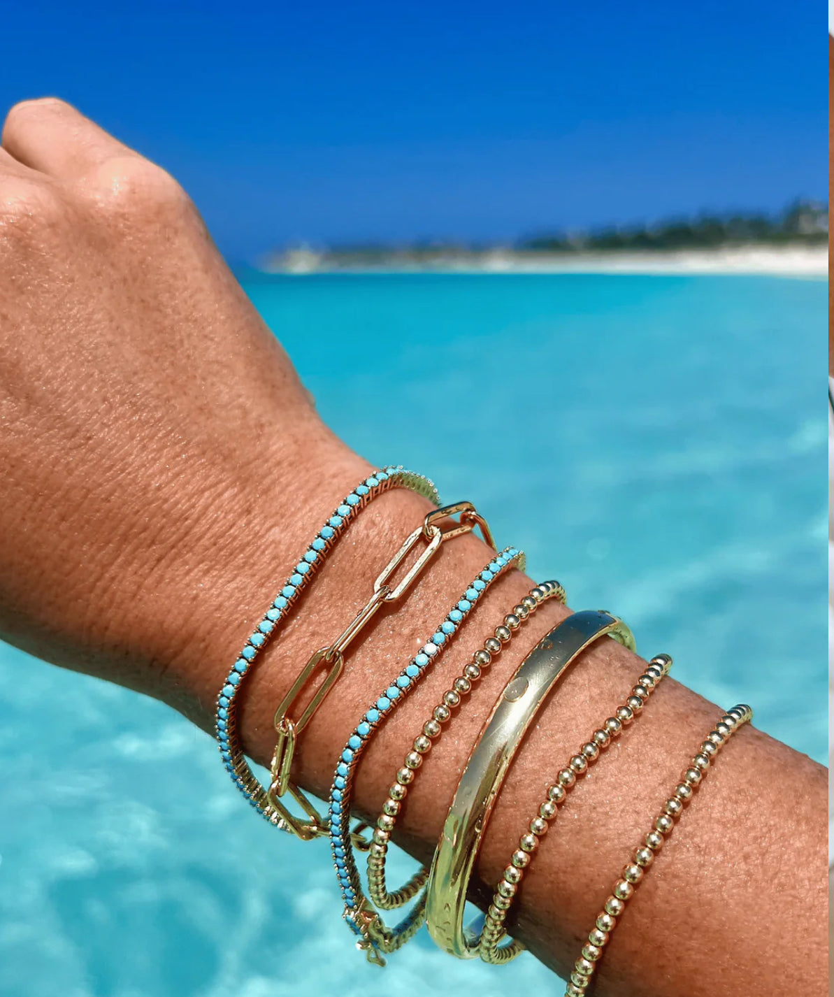 LeMel Goldie Cuff Bracelet- Gold