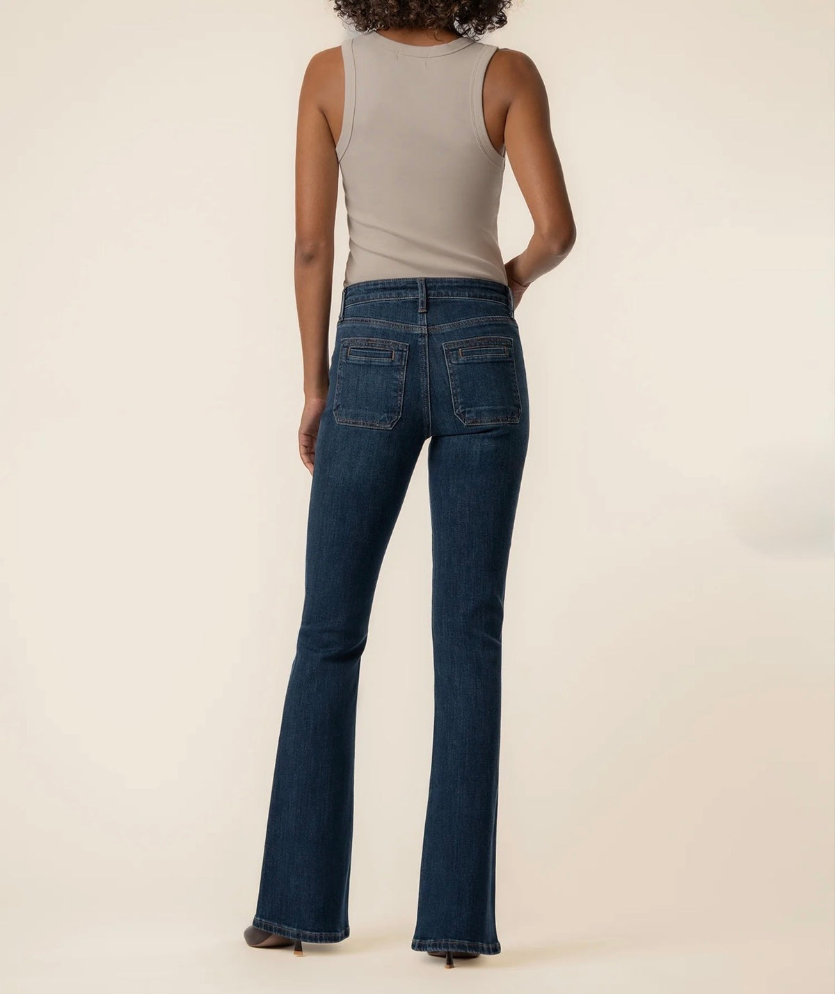 Kut from the Kloth "Ana" High Rise Baby Flare Leg- Ravishing