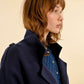 Molly Bracken Knit Coat-Navy Blue