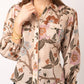 Spartina 449 "Claudette" Blouse-Japonica Floral Cream