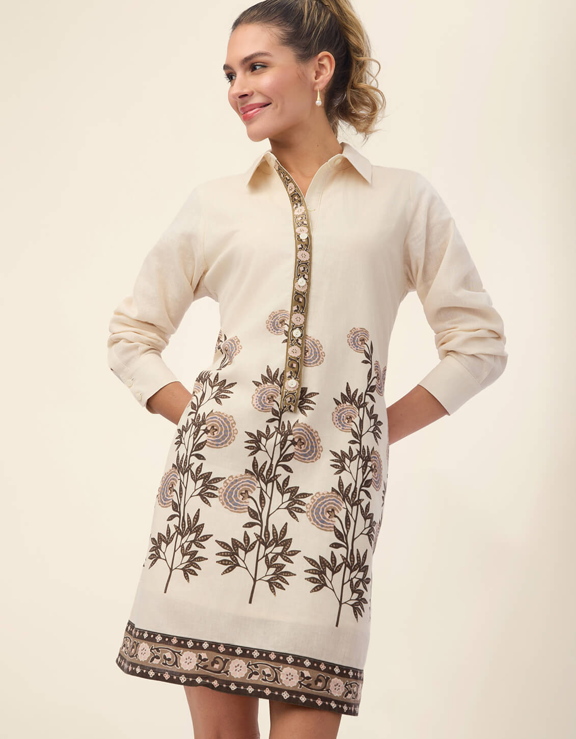 Spartina 449 "Penelope" Dress-St. Augustine Stems