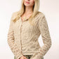 Spartina 449 "Jordyn" Crochet Cardigan-Salted Ash