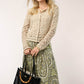 Spartina 449 "Jordyn" Crochet Cardigan-Salted Ash
