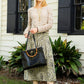 Spartina 449 "Jordyn" Crochet Cardigan-Salted Ash