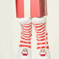 PJ Salvage Cozy Ski Jammie Classic Crew Socks-Feline Festive