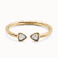 Uno de 50 "Be a Chameleon" Small Bangle-Gold/Moonstone