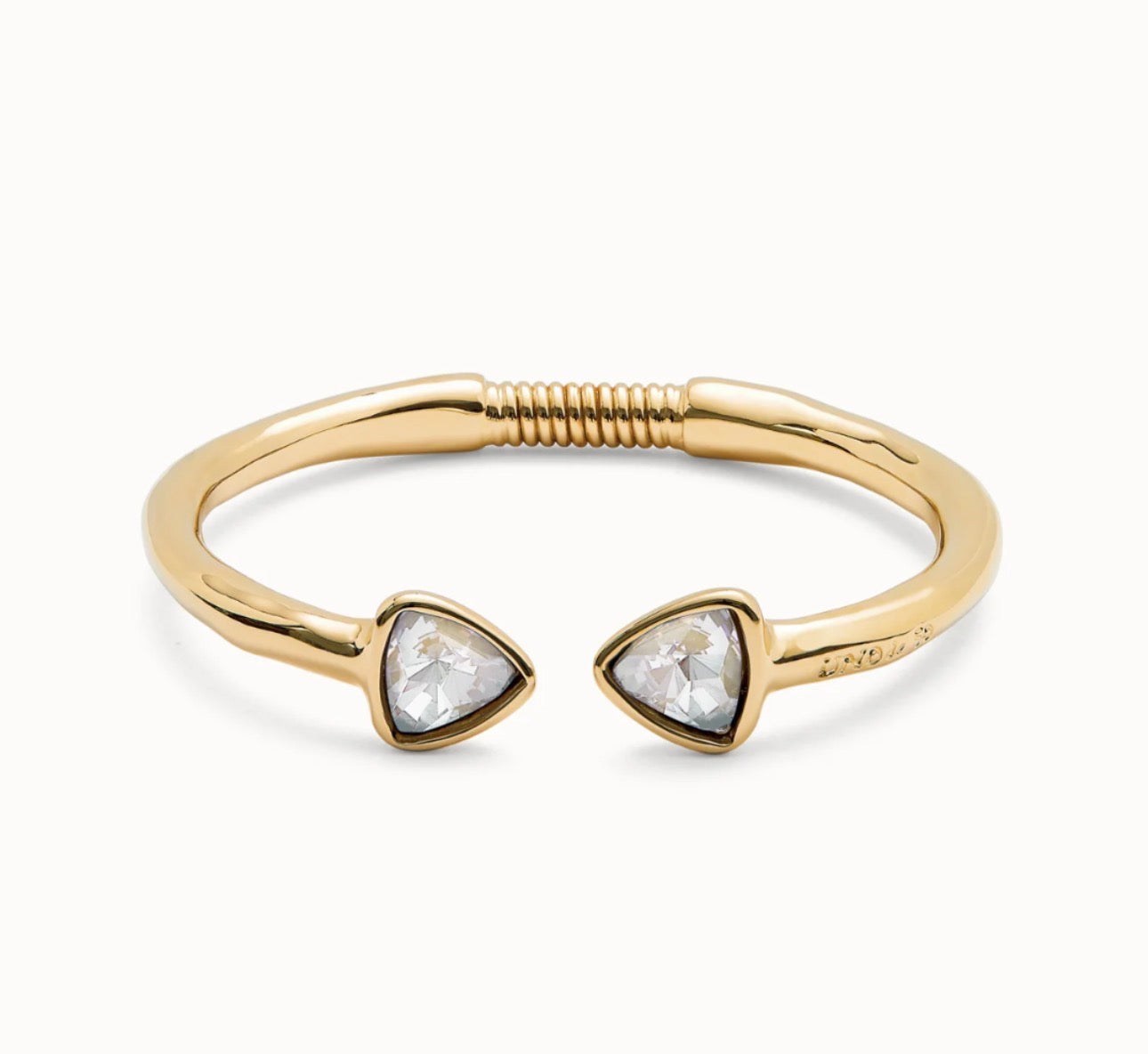 Uno de 50 "Be a Chameleon" Small Bangle-Gold/Moonstone