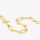 Rizen Chain Breaker Cross Bracelet-Gold