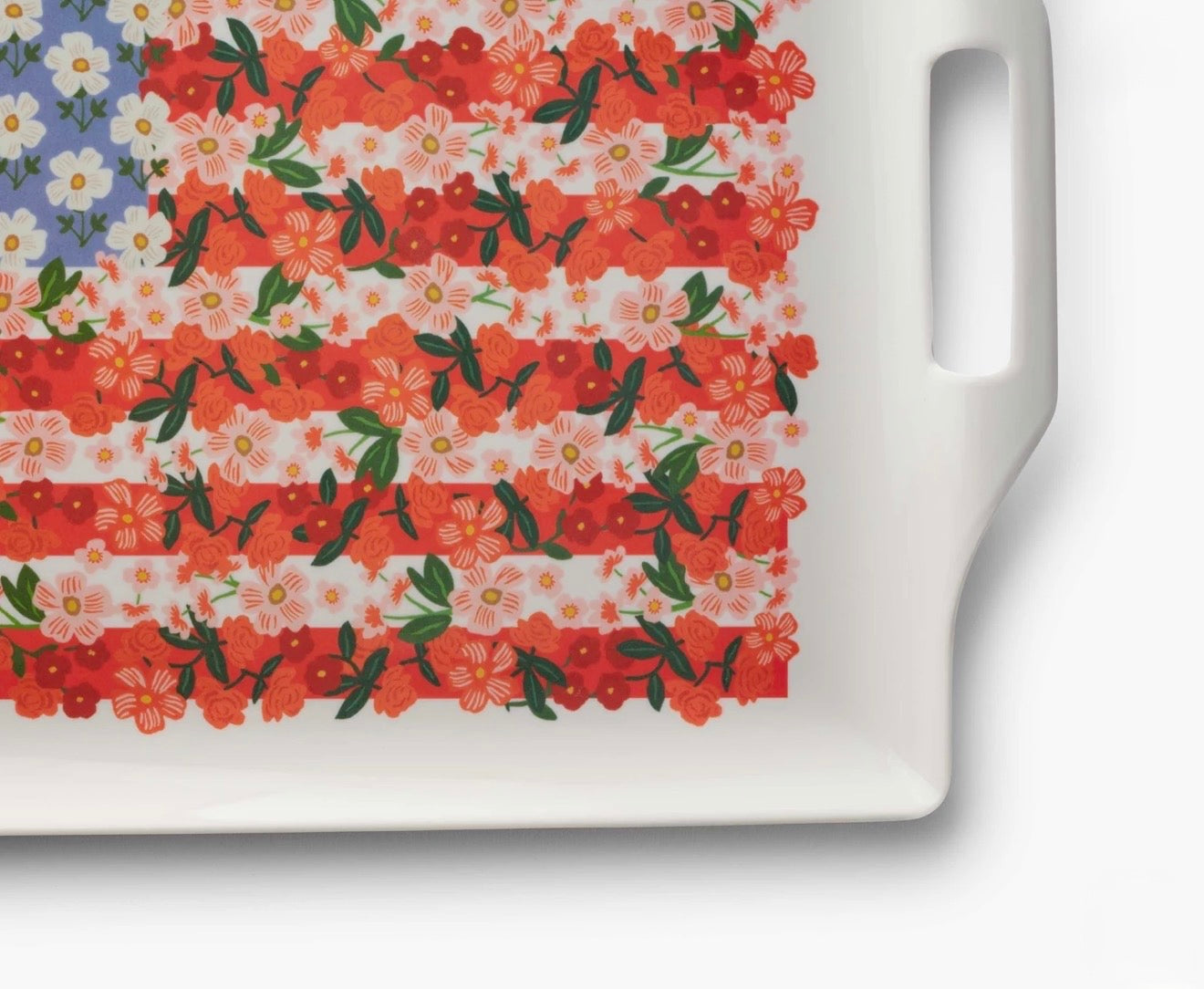 Rifle Paper Co. "Americana" Melamine Serving Platter with Handles