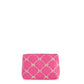 Shiraleah Tinsel Bow Zip Pouch-Pink