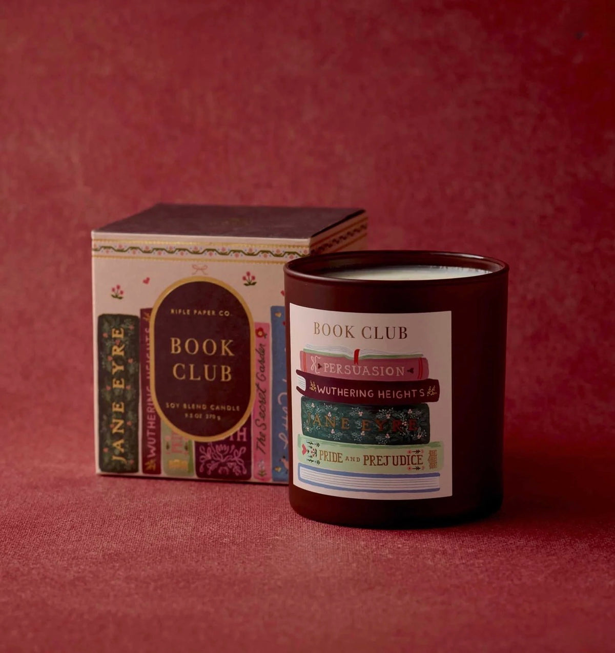 Rifle Paper Co. "Ladies Night Book Club" 9.5oz Glass Candle