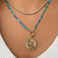 LeMel Callie Capri Turquoise Beaded Necklace