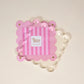 The Darling Effect Square Scalloped Acrylic Frame-Blush