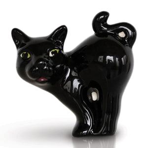 A419 Nora Fleming "Scaredy Cat" Mini (black cat)