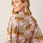 Printfresh "Bagheera" Eco Satin Robe-Blush