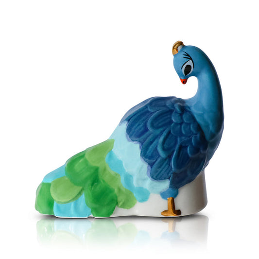 A446 Nora Fleming "Fancy Feathers" (Peacock) Mini