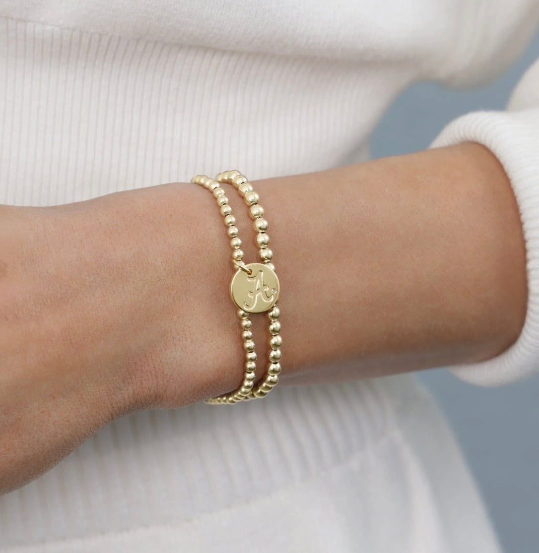 Enewton Ecollegiate Classic Gold 3mm Bracelet - University of Alabama Disc