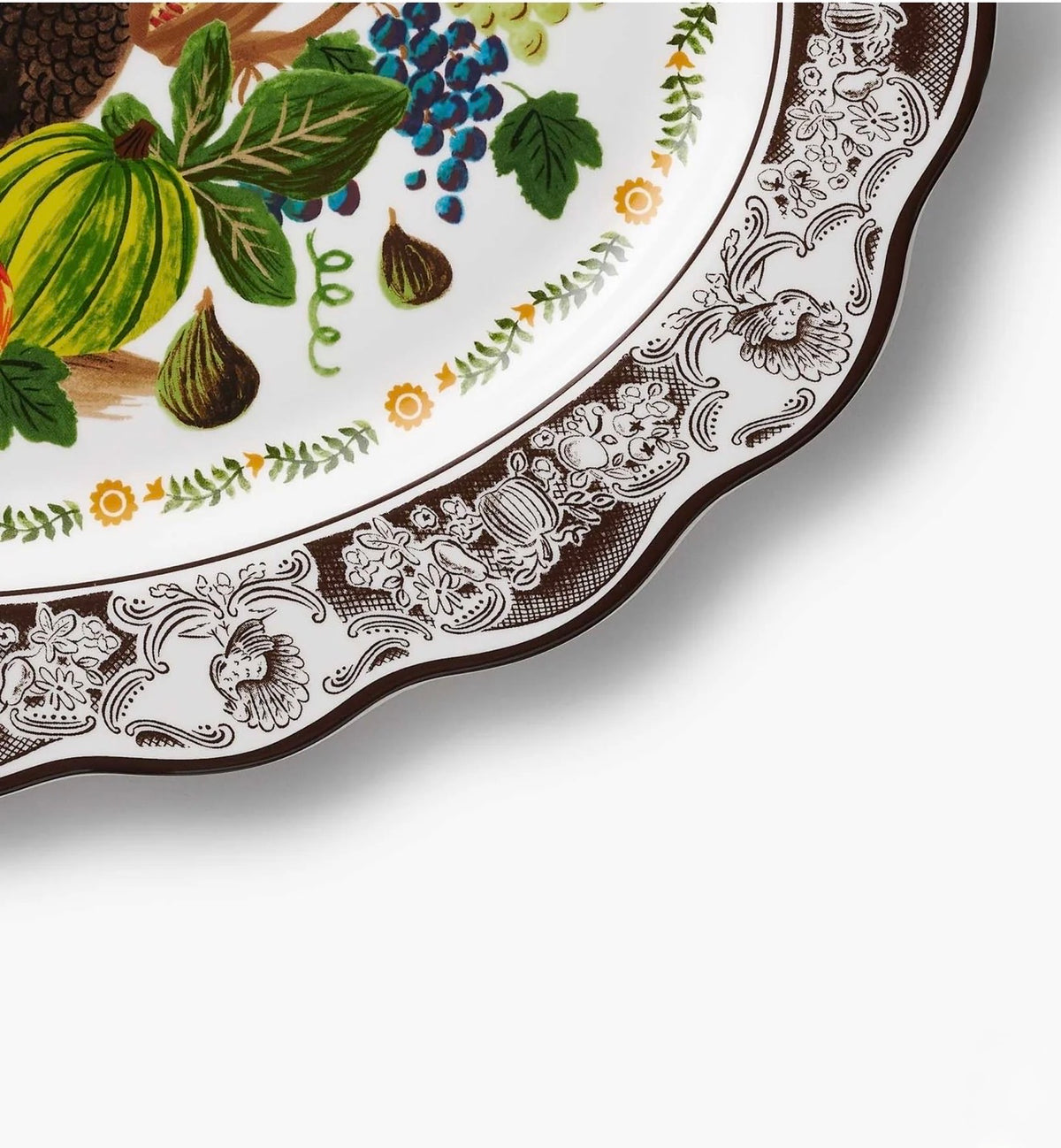 Rifle Paper Co. "Harvest" Large Porcelain Serving Platter