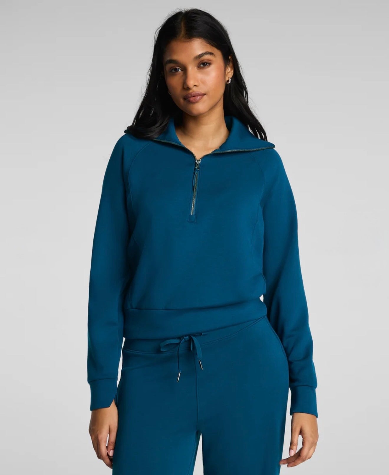 Spanx AirEssentials® Half Zip - Deep Cove