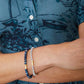 Spartina 449 Sparkle Stretch Bracelet Stack- Blue