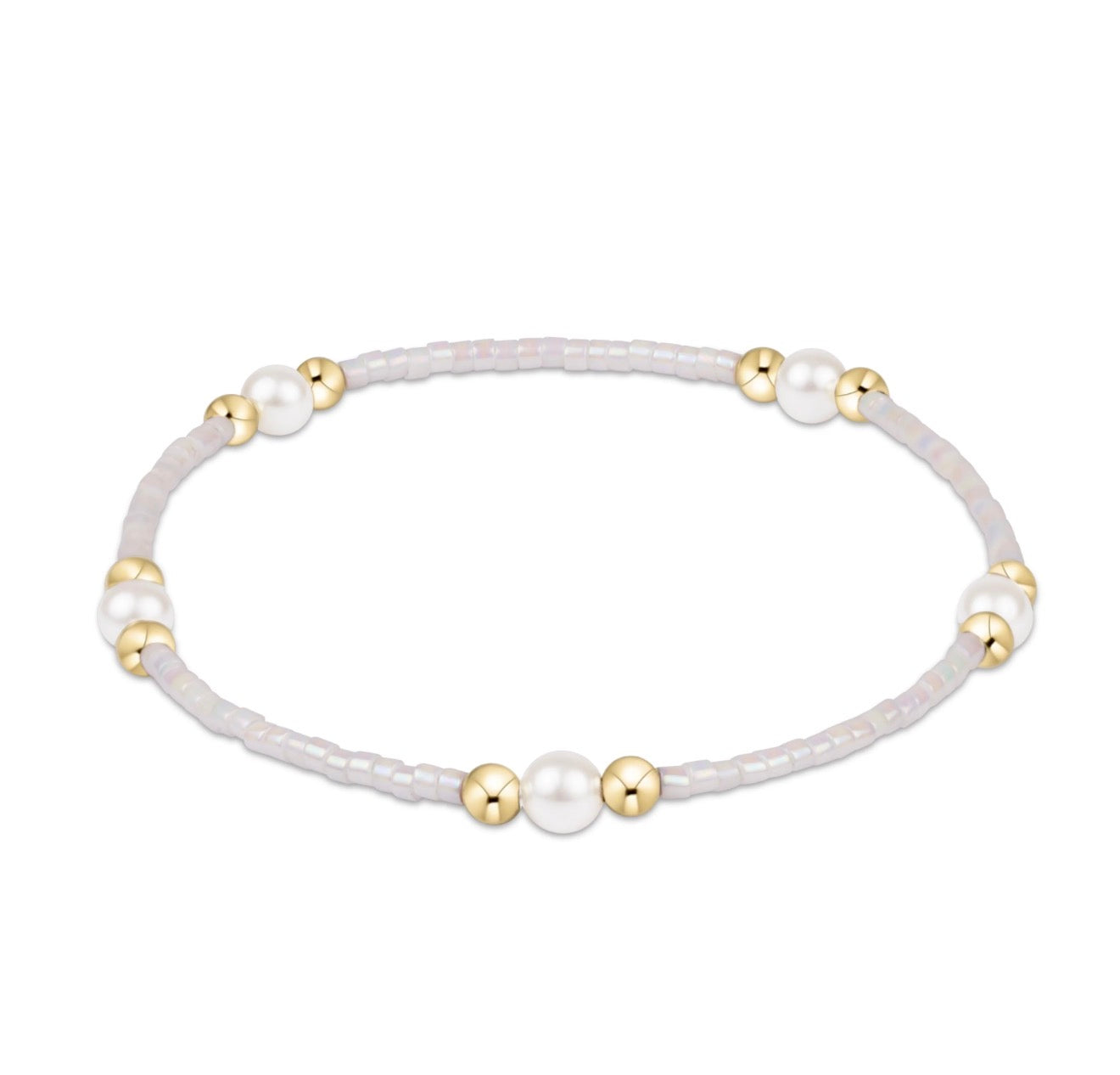 Enewton “Hope Purpose” Pearl Bracelet - Silky White