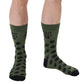Living Royal Men's Bamboo Crew Socks-Football Legend