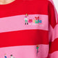 Shiraleah "Gifting" Embroidered Sweatshirt-Red/Pink