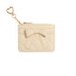 Shiraleah Quilted Bow Card Case-Ivory