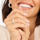 Melinda Maria “Lil’ Queen’s” Ring- Gold/White