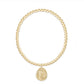 Enewton "Classic" Gold 3mm Bracelet-Inspire America Gold Disc
