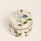 Spartina 449 Round Jewelry Mirror Travel Case-Blooming Stripe