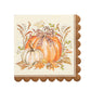 Sophistiplate “Turkey & Gourds” Cocktail Napkin