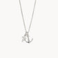 Spartina 449 Sea La Vie 18” Necklace -It Is Well/Cross Anchor-Silver