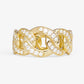 Melinda Maria Graduated Pavé “Julian” Ring-Gold