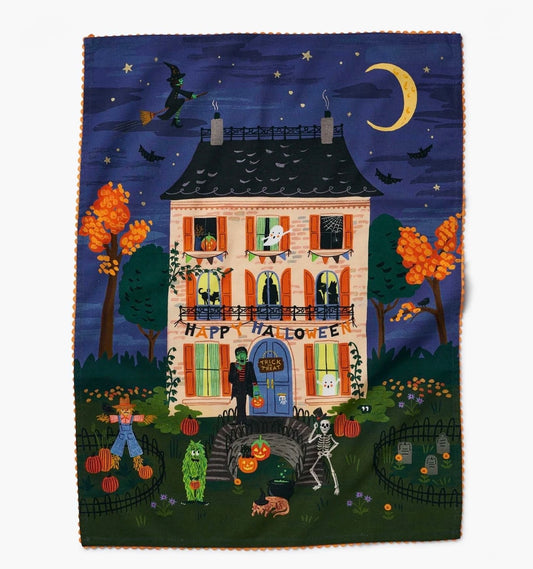Rifle Paper Co. "Haunted House" Tea Towel