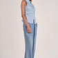 Elan “Posie” Sleeveless Top-Light Blue