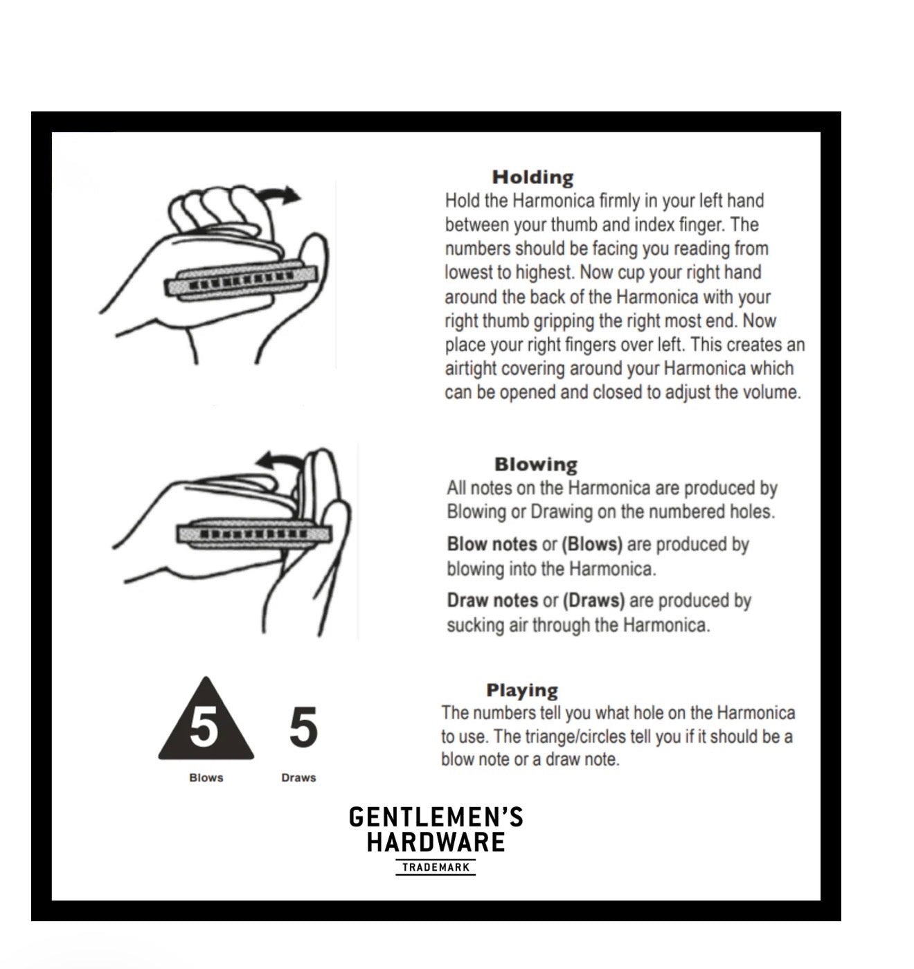 Gentlemen's Hardware Campfire Harmonica