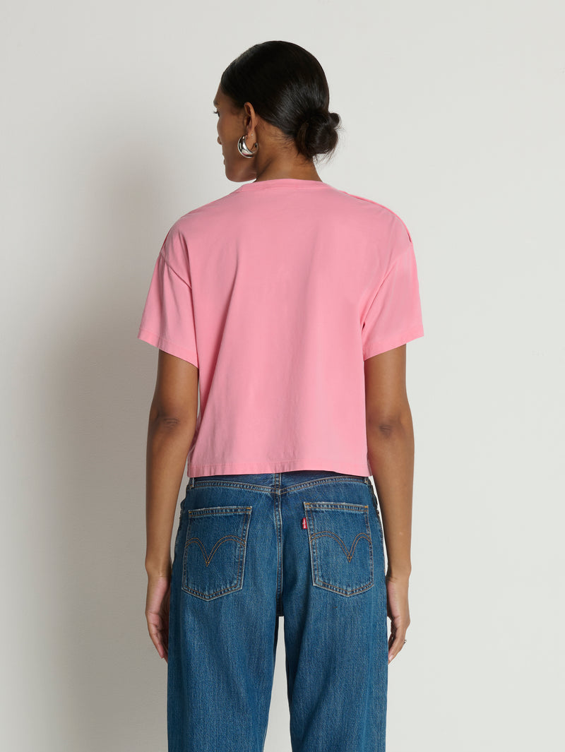 Nation LTD “Ada” Button Tee - Quartz