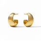 Julie Vos “Cobblestone” Statement Hoop Earring - Gold