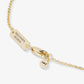 Melinda Maria “Oh She Fancy” Small Cross Pendant-Gold/White