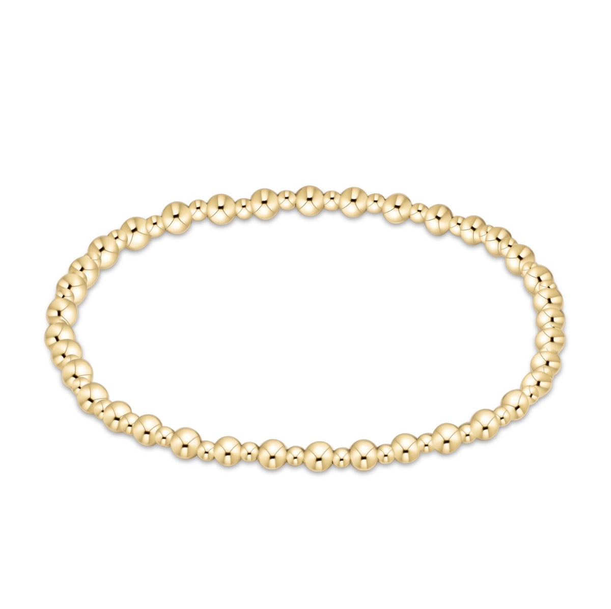 Enewton "Classic Grateful" Pattern 3mm Bracelet-Gold
