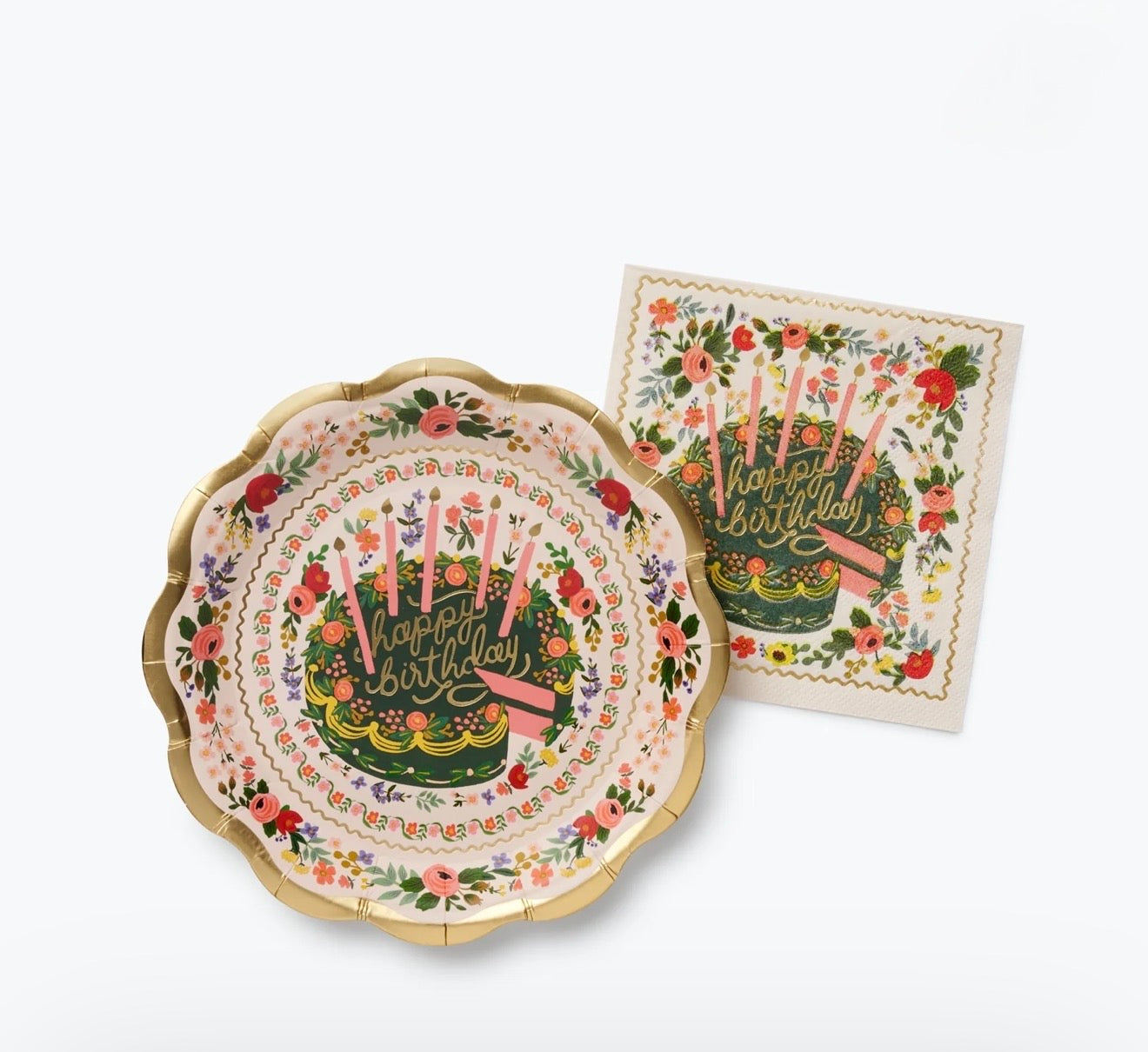 Rifle Paper Co. "Floral Cake" Cocktail Napkins