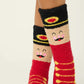 PJ Salvage Cozy Crew Socks-Nutcracker