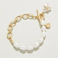 Spartina 449 Starfish Groupie Toggle Bracelet- Pearl/Gold