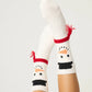 PJ Salvage "Snowman" Socks-White